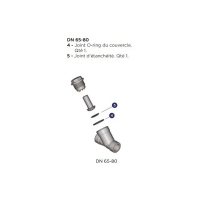 ALIAXIS - Kit de joint pour clapet de retenue - diamètre extérieur : 90 mm | HYDRALIANS