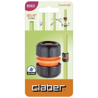 CLABER - Raccord plastique réparateur 15 mm blister | HYDRALIANS