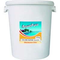 AQUAPURE - Granulés chlore rapide - 25 kg | HYDRALIANS