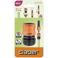 CLABER - Coupleur automatique aquastop 15 mm blister | HYDRALIANS