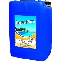 AQUAPURE - Chlore liquide pro 48° anti-tartre 20 l | HYDRALIANS