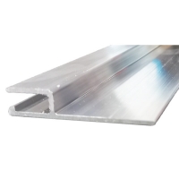 CJ PLAST - Profile de fixation hung aluminium droit sous margelle | HYDRALIANS