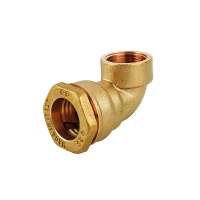 SELECTION HYDRALIANS - Coude compression laiton taraude - 32 mm - 1" | HYDRALIANS