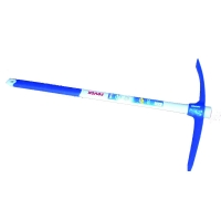 Pioche de terrassier œil rond avec manche