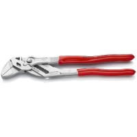 Pince et clé à la fois chromée 250 mm avec manche gainé PVC