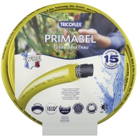 Tuyau d'arrosage PVC PRIMABEL® jaune - 19 mm x 50 mètres