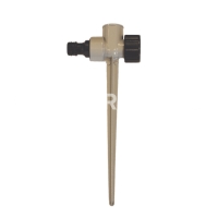 Pique alu support d'asperseur métal double taraudé 1/2"