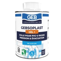 Colle PVC GEBSOPLAST GEL PLUS - 500 mL