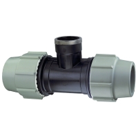 Té à serrage extérieur 7140 - 32 mm x 1" x 25 mm