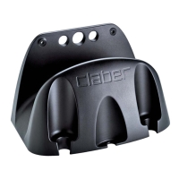 Support mural plastique pour tuyau d'arrosage