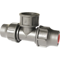 Té à bague LOCK 16 mm / Taraudé 3/4"