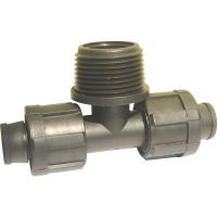 Té gaine 17 mm x fileté 3/4" x gaine 17 mm