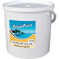 Chlore lent en galet de 500g - 10 kg