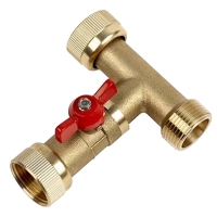 Té LAITON x1 mâle - x2 femelle - 1"