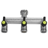 Robinet répartiteur laiton 3 voies