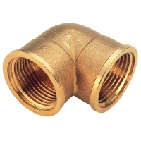 Coude 90D pression laiton femelle - 1/4"