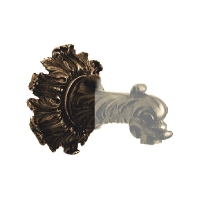 Rosace bombée fleurie 3/4" pour robinet