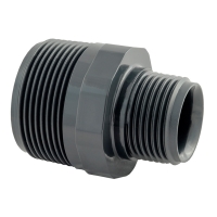 Mamelon PVC réduit - 3/4" - 1/2"