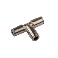 Té laiton chromé haute pression