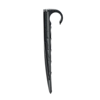 Crampon de sol noir pour tube PE de D16 à D20