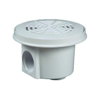 Bonde de fond à sceller liner 3253 2" femelle blanc