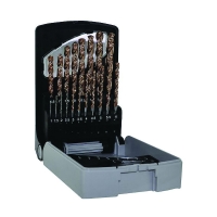 Coffret de 19 forets métaux FURIUS HSS - Plage de diamètres 1 à 10 mm