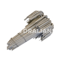 Crampon de sol acier pour tube PE de diamètre 16 à 32 mm