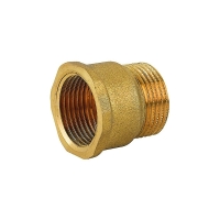 Raccord droit m/f laiton à visser - 3/4"