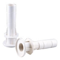 Traversée de paroi blanche pour buse PRESTIGE LINER