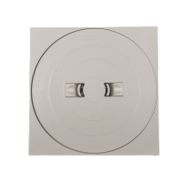 Couvercle skimmer rond clips et cadre carré ASTRAL Prestige
