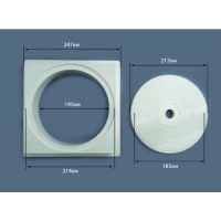 Couvercle skimmer rond et cadre carré ASTRAL Standard