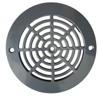 Grille de bonde de fond 196 mm pour COFIES gris foncé