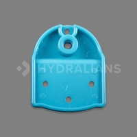 Triangle fix poignee bleue indigo