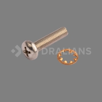 Vis inox 10-32 x 7/8" POLARIS 3900s/480 (sachet 2)