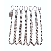 Chaîne de levage inox maillon de reprise charge 320 Kg 3 m