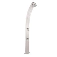 Douche aluminium Spring 30L - anthracite + rince pied