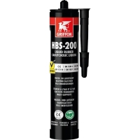 Enduit d'étanchéité HBS-200 CAOUTCHOUC LIQUIDE CARTOUCHE - 310 g - noir