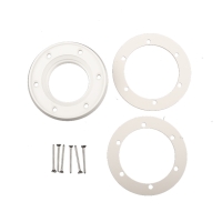 Bride filetée avec joint et vis de buse de refoulement