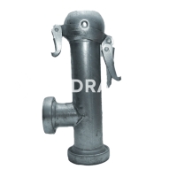 Té réduit type ROTO mâle 80 x femelle 100 x femelle 100