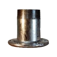 Bride simple 3" filetée 2" GALVA pour canon