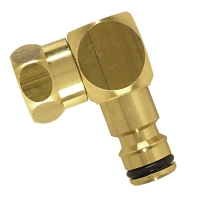 Raccord tournant coudé 3/4" - 20 x 27 mm pour dévidoir mural laiton Auto Mâle