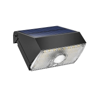 Applique solaire ABS noire 3 modes 0,5W 20/1000 lm