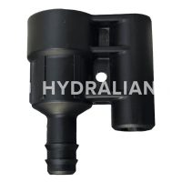 Agriconnecteur seul pour MAMKAD16 ou SUPER10 - 9x13 - 1/2" - 8 mm