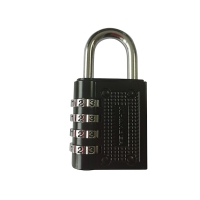 Cadenas à combinaison - Coffre zamak - Anse acier - 4 molettes - Largeur 40 mm