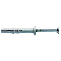 Cheville à frapper tête plate FIXH - Diamètre de la vis 5 mm - Longueur de la cheville 60 mm - Diamètre de perçage 8 mm - Profondeur minimale de perçage 40 mm - boîte - Conditionnement 50 pièces