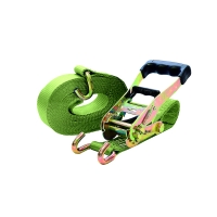 Sangle d'arrimage à crochet en 2 parties - 9 m - Largeur de la sangle 50 mm - Résistance à la rupture 2000 daN - Coefficient de sécurité 2