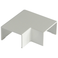 Angle plat pour goulotte 40 x70 mm