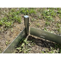 Bordure ACIER GALVA - 100 mm x 2ml x 2 mm