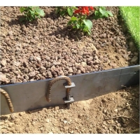 Bordure ACIER CORTEN - 100 mm x 2ml x 2 mm