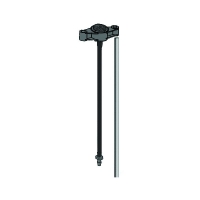 Support arroseur 3/8" + flexible + tige métal